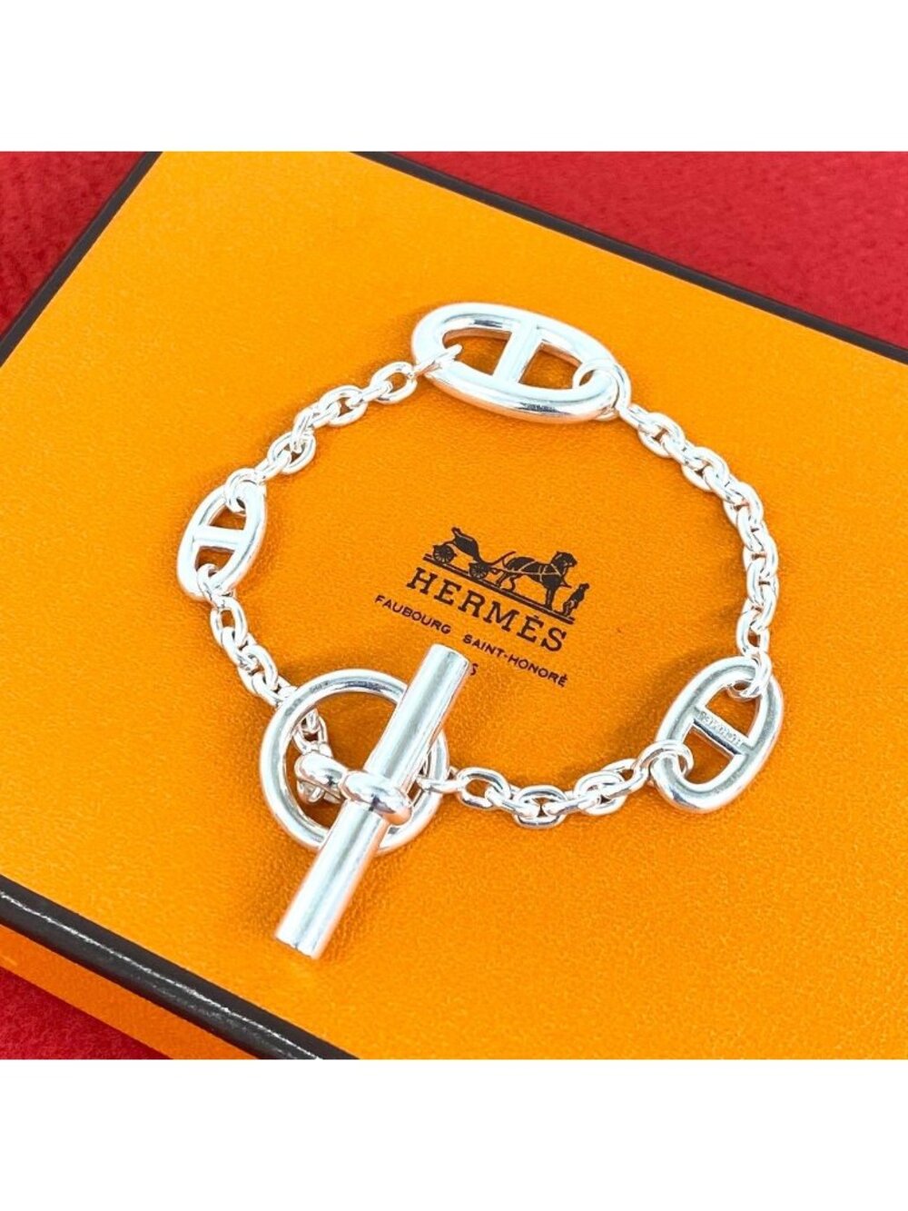 Hermes Farandole LG Bracelet 925 Sterling Silver